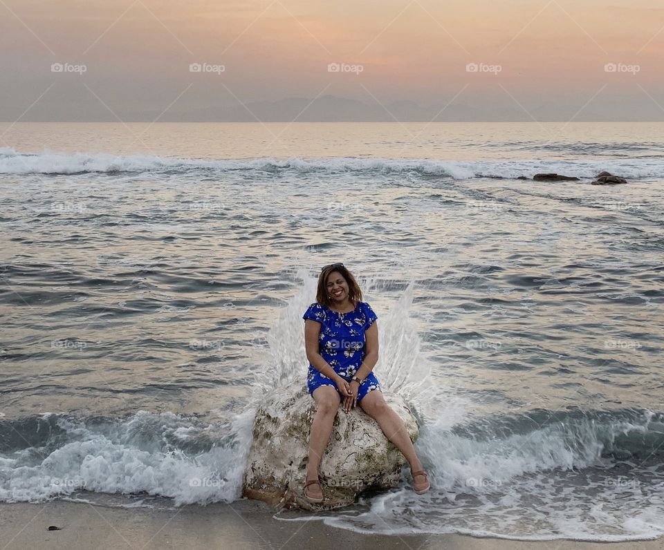 Summer evenings are a beach 