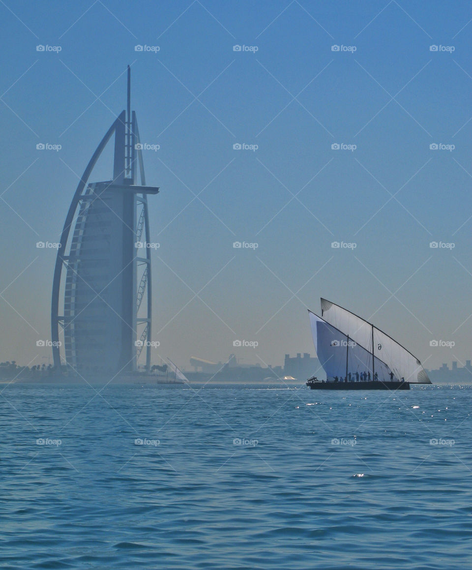 water sea boat sail by chrisc