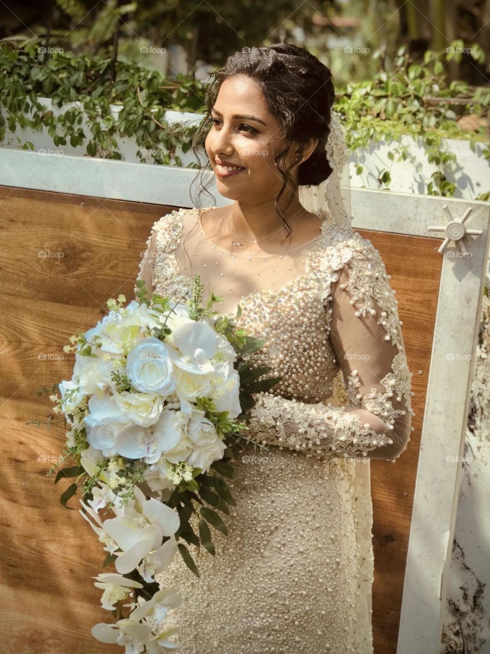 On her wedding day ❤️