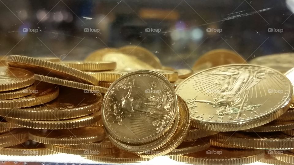 Gold coins