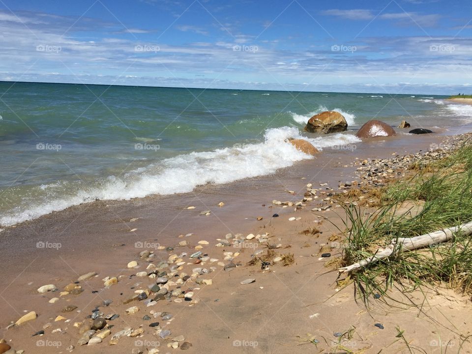 Great Lake waves. 