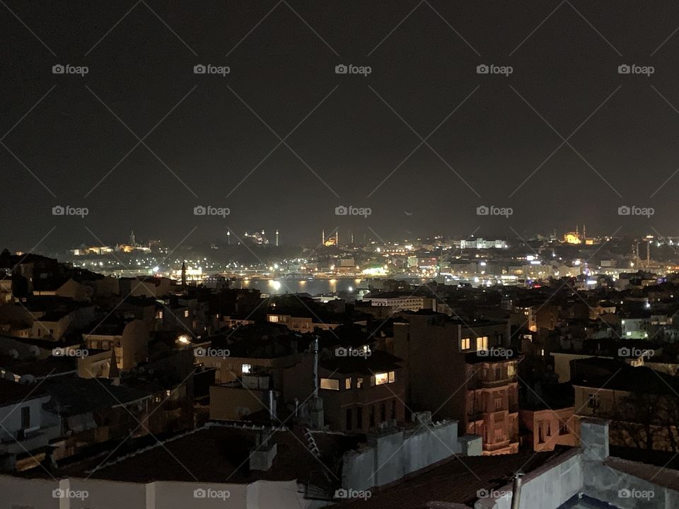 Balcony view of istanbul