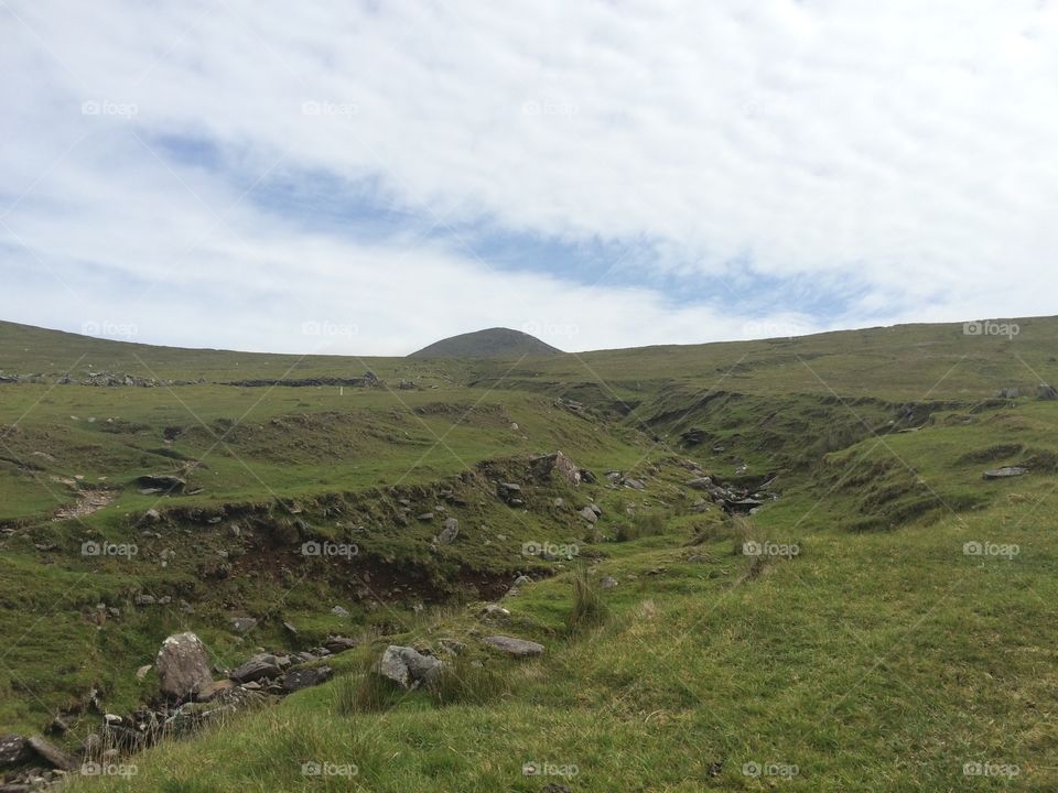 On the way to Mount Brandon. I took this photo while hiking up Mount Brandon in Dingle, Ireland. 