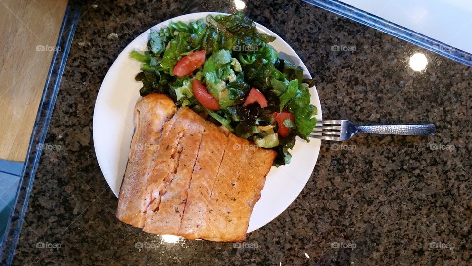 salmon +salad