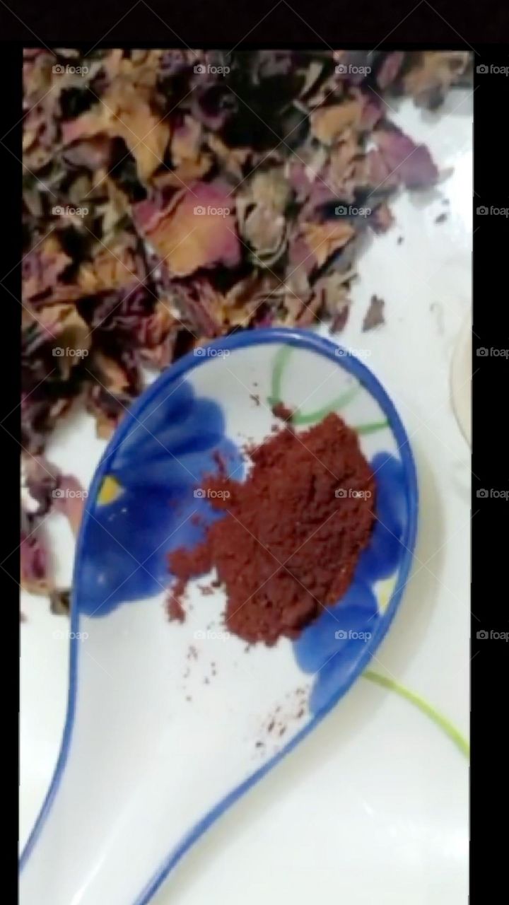 Homemade garam masala used  for preparing delicious food. Traditional masala made by home.