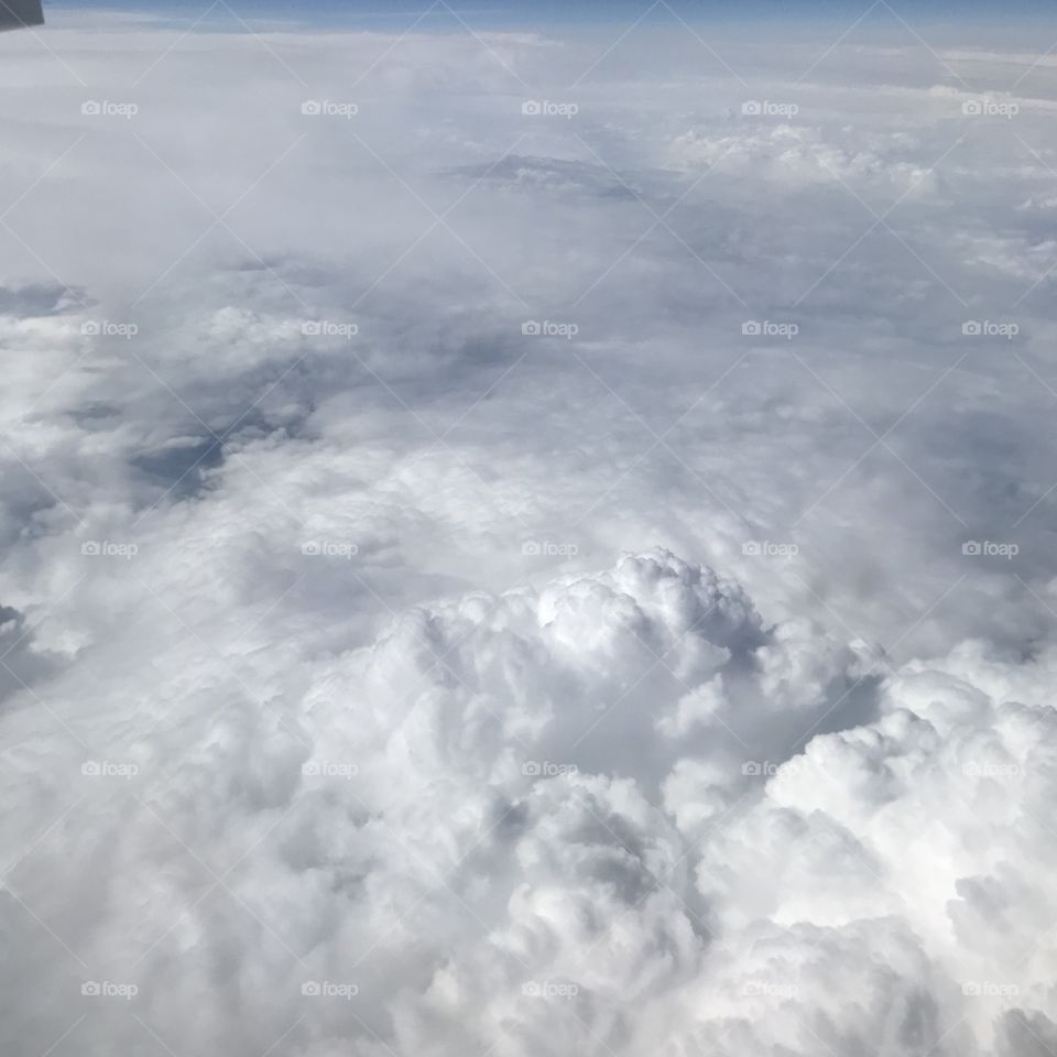Travel: Beautiful textured cloud in the sky