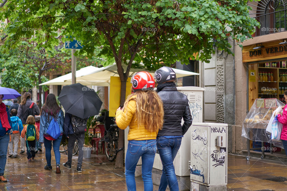 Helmets vs umbrellas 