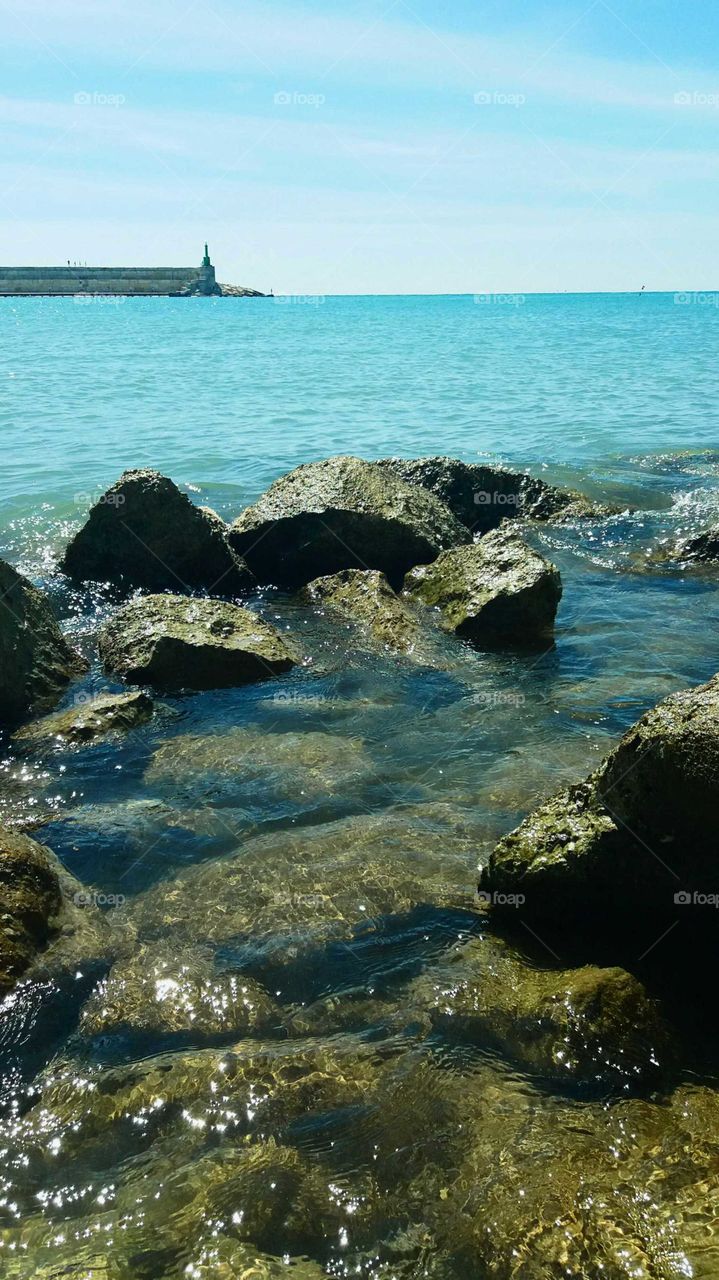 sea view spain coast