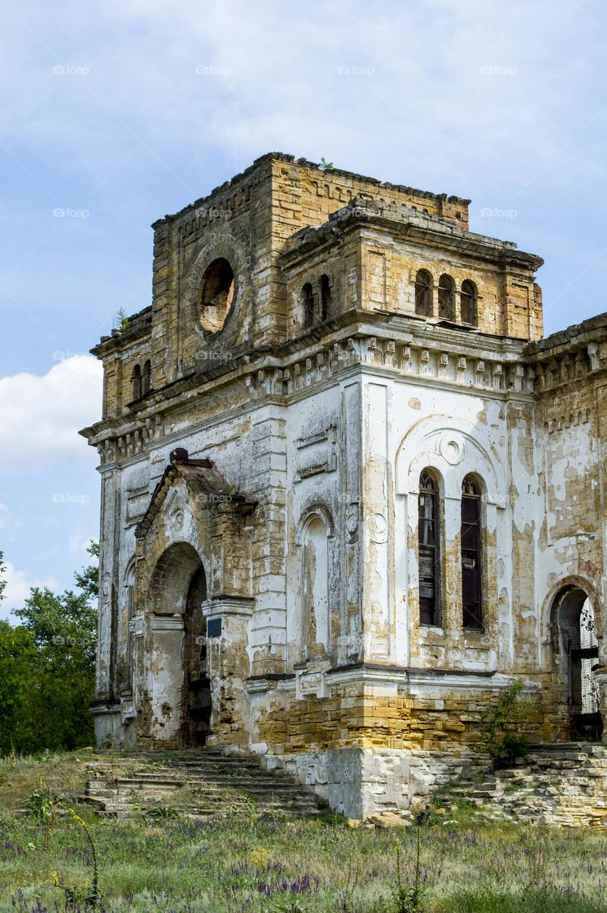 Ruins of the Cathedral of the Holy Trinity (Odessa region, Ukraine)