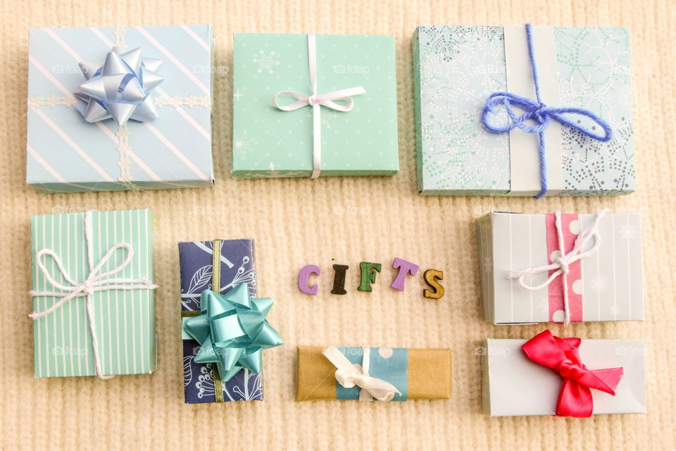 Blue gifts