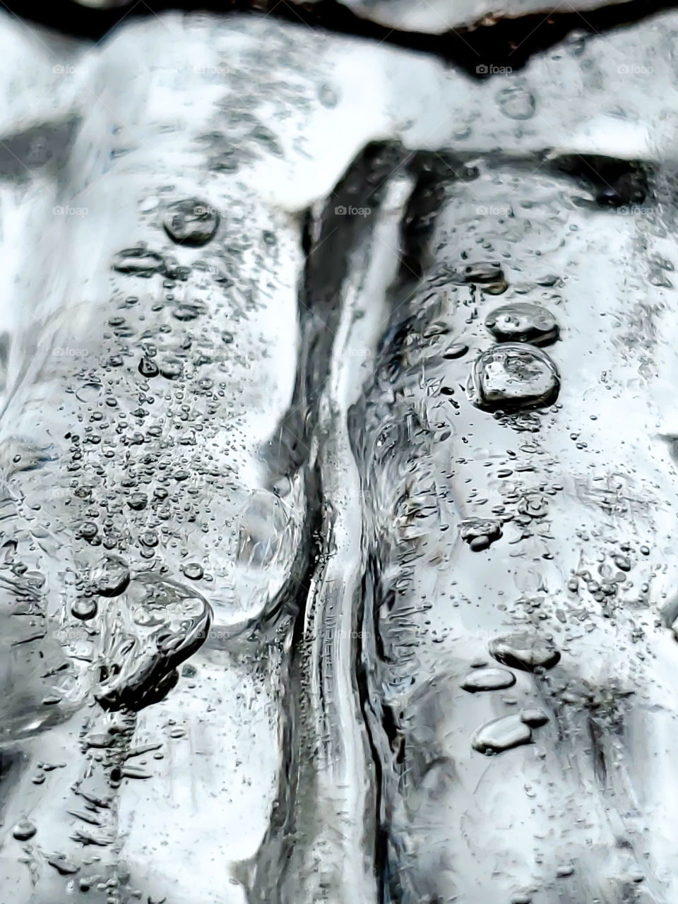 Abstract nature- icicle macro