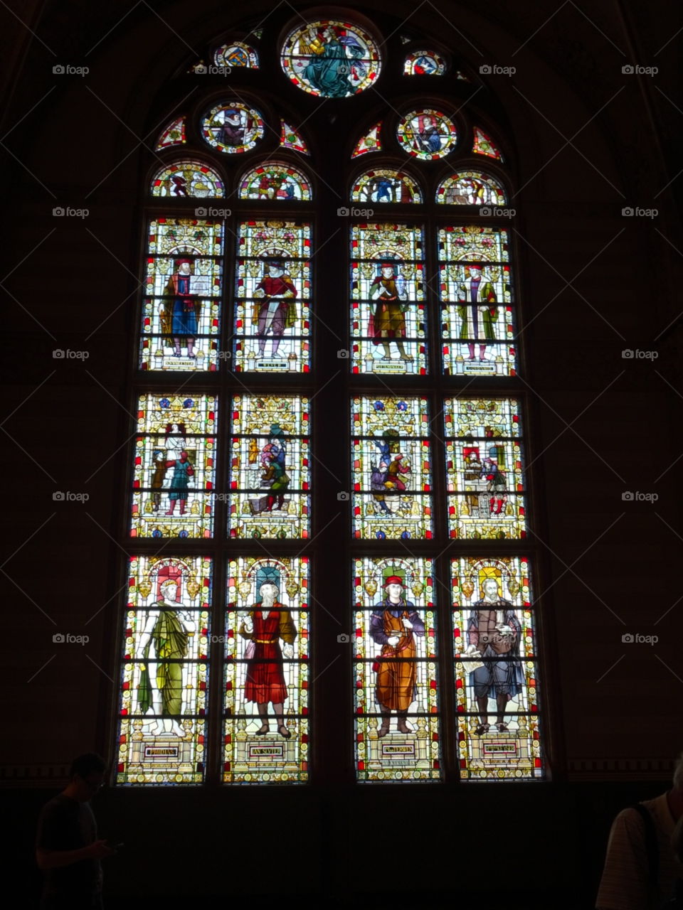Stained Glass Windows at the Rijksmuseum Ansterdam