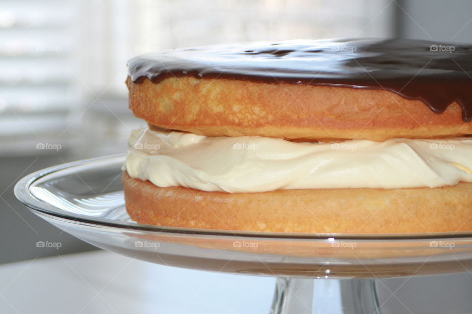 Boston Cream Pie Cake