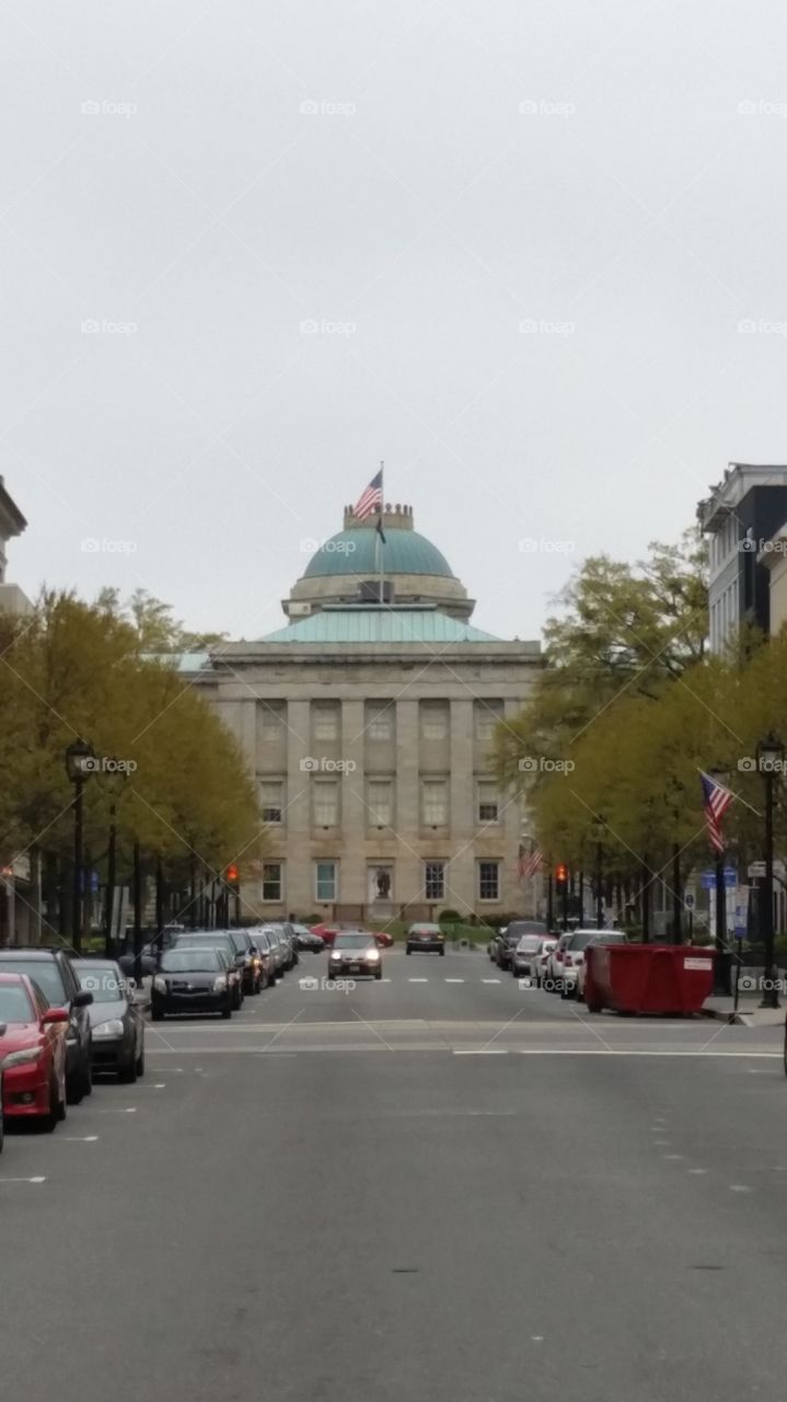 North Carolina State Capital. raleigh, nc (south side of building)