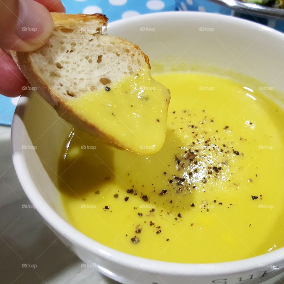 Homecooked Sweet Corn Soup is the best