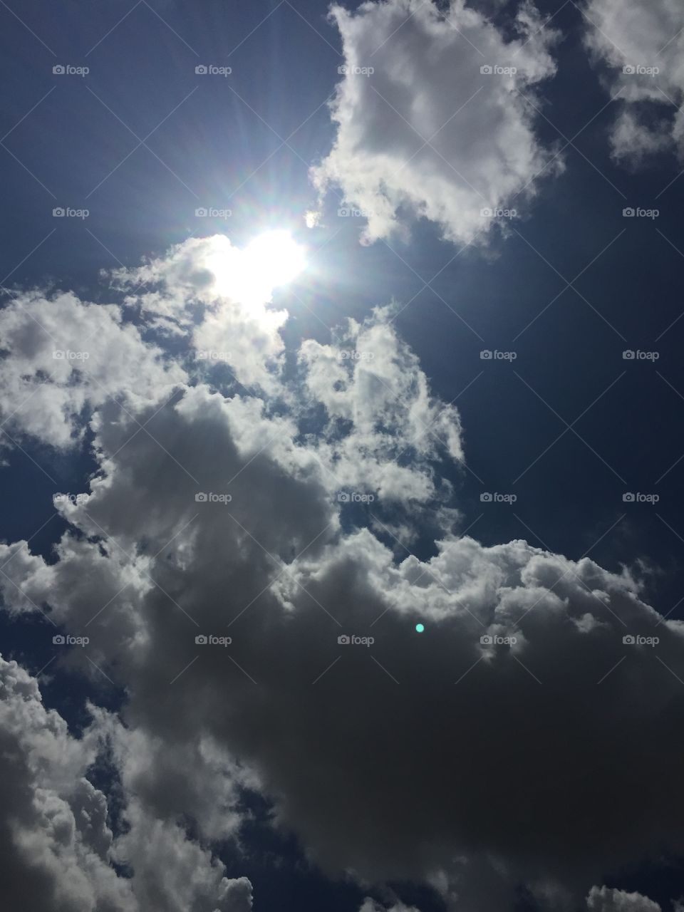 Clouds and sun