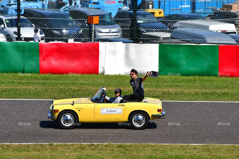 Fernando Alonso drivers parade