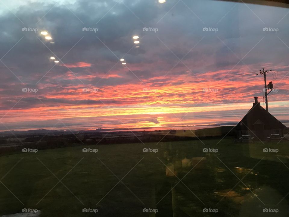 East Lothian sunset