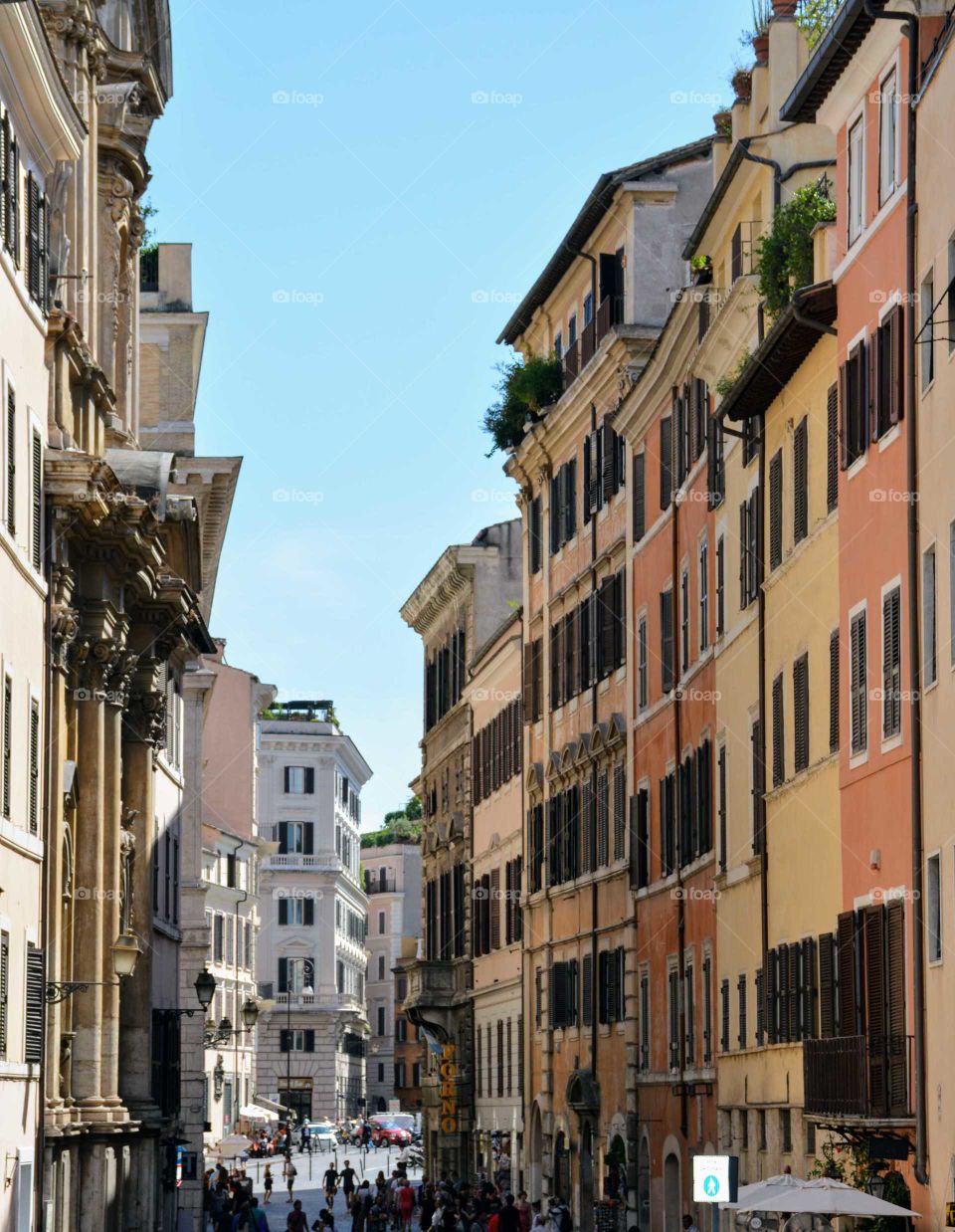 In the street of Rome