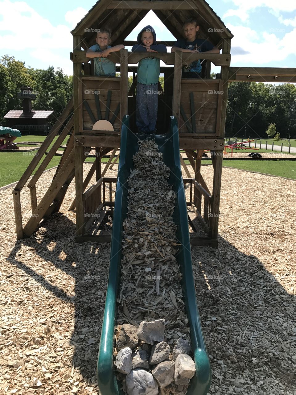 Filling up the slide 