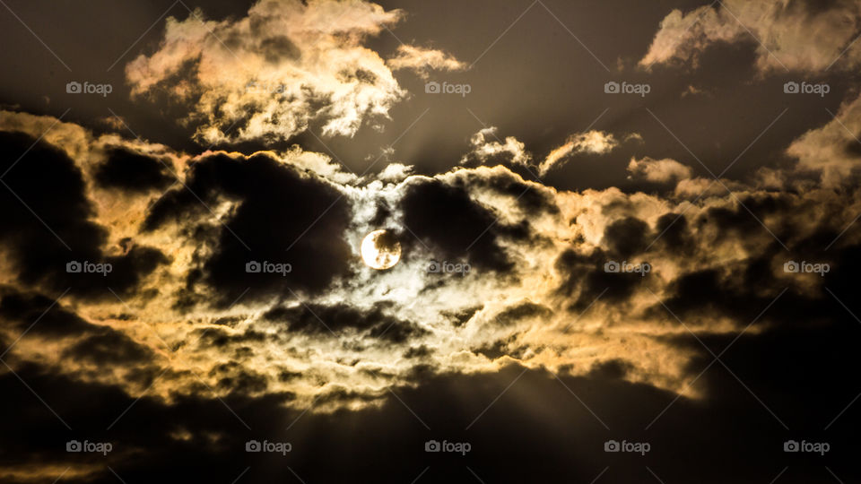 View of dramatic sky