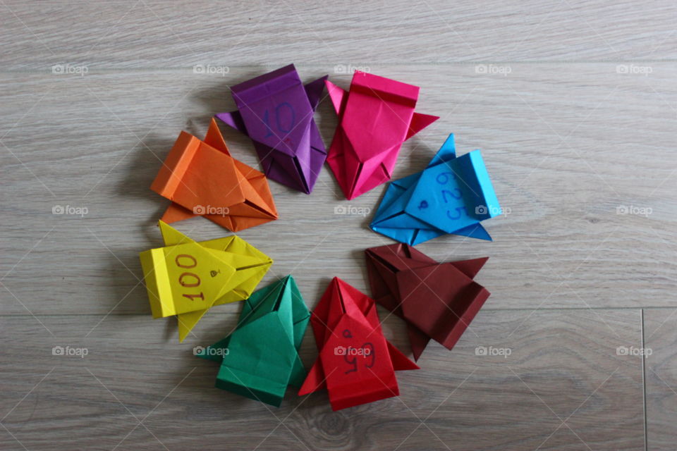 origami paper cars