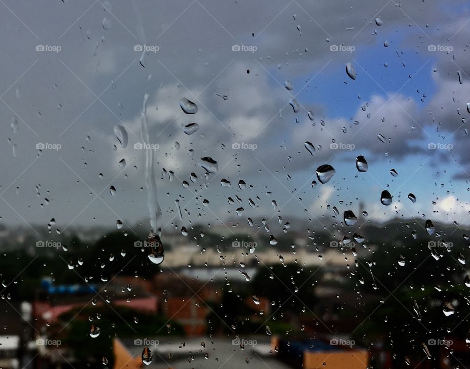 Rainy afternoon in Ponta Porã 