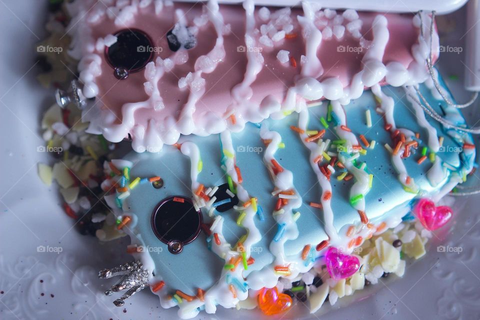 smartphone icecream dessert