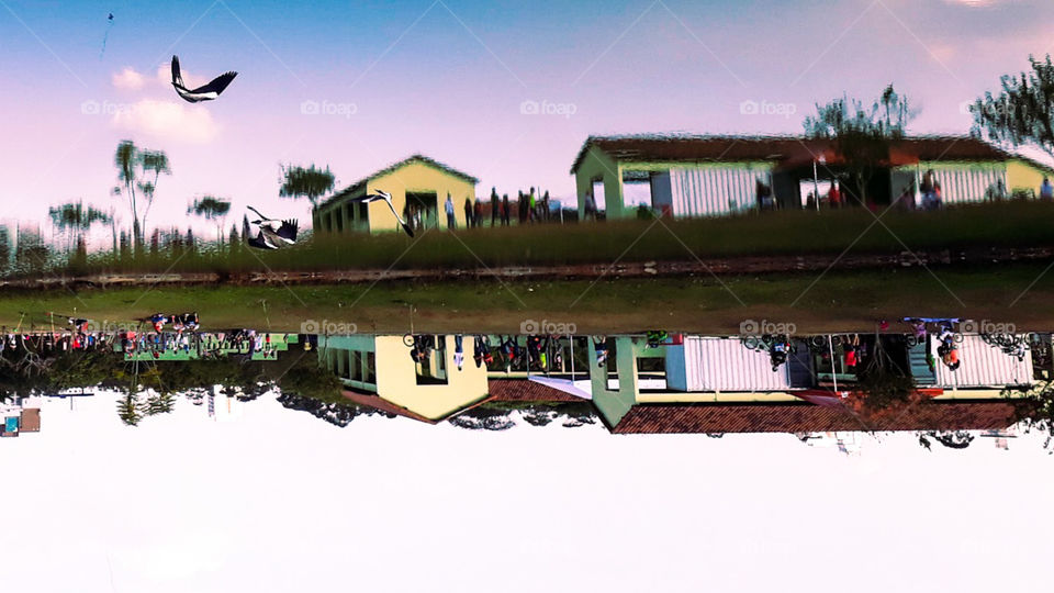 Reflexo no lago