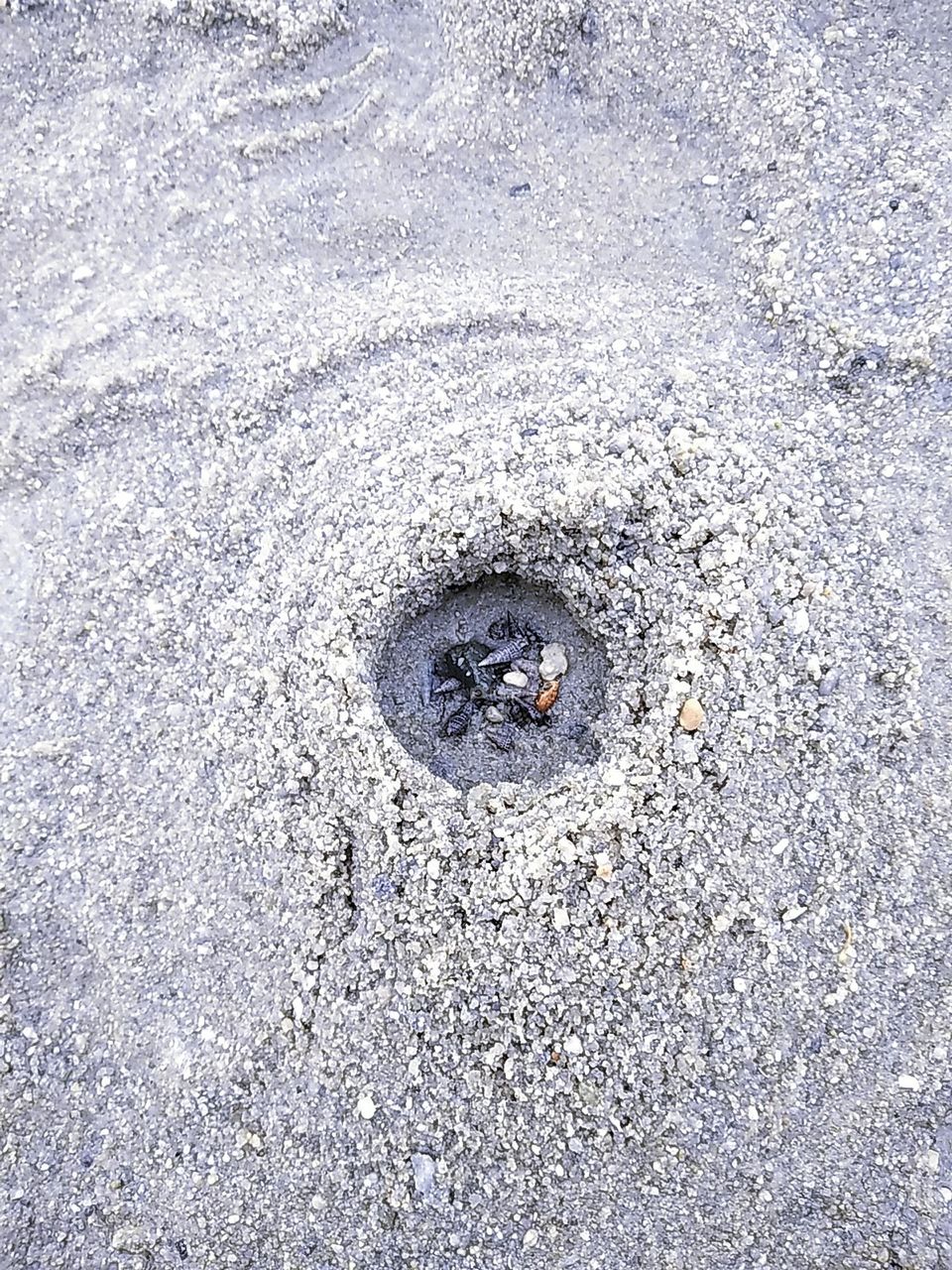 Sand art on the beach