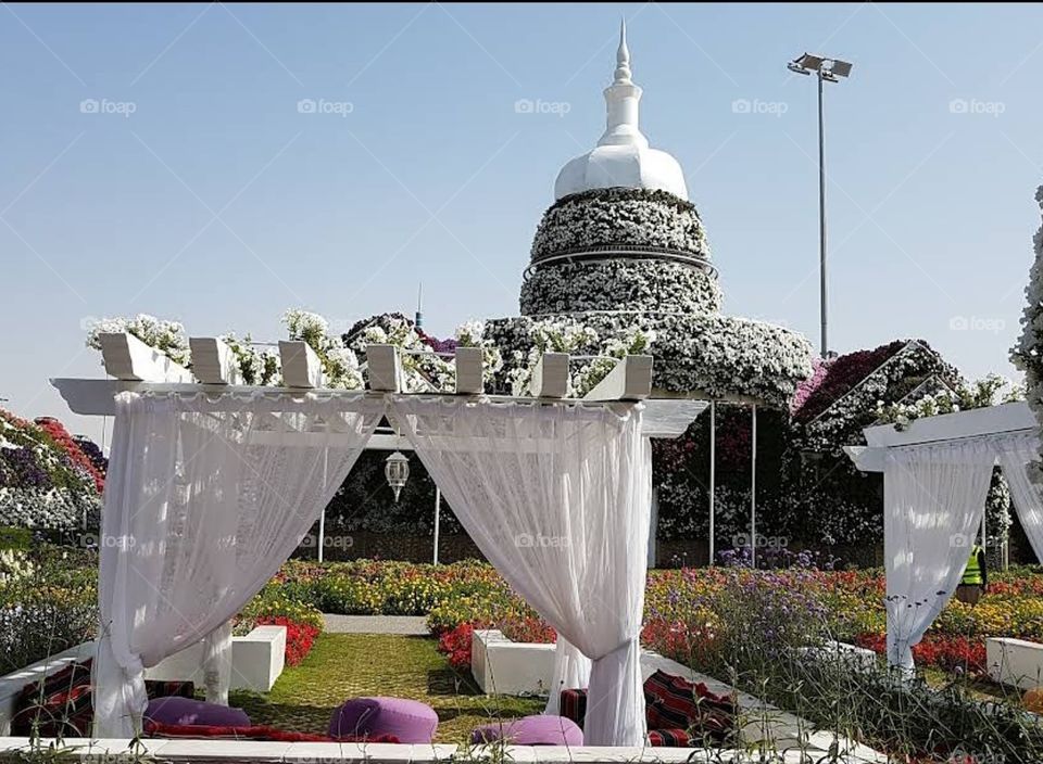 The shooting was carried out in the city of Dubai, attraction of the garden of wonders