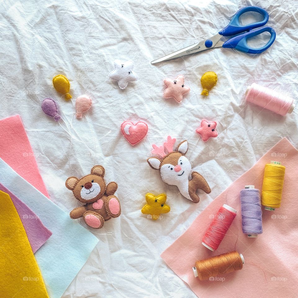 Handmade felt toys