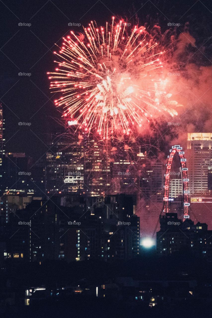 Fireworks are a class of low explosive pyrotechnic devices used for aesthetic and entertainment purposes.