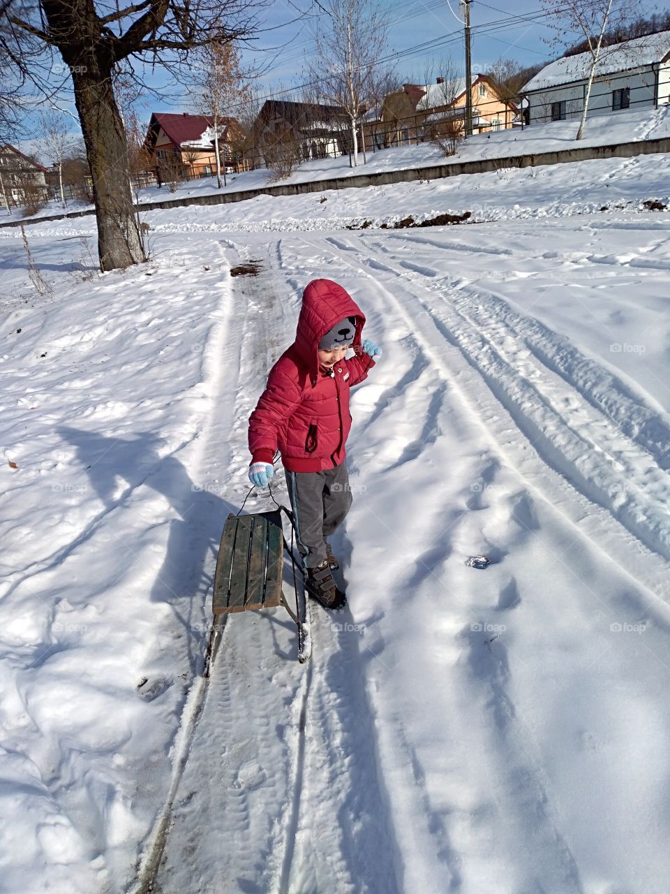 happy with my sleigh