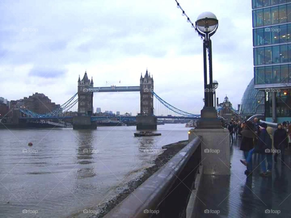 The famous Tower Bridge London