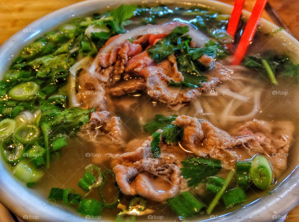 Vietnamese Pho Noodle Soup