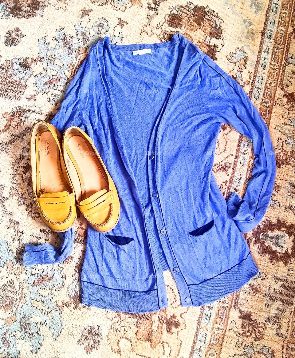Shoes and sweater