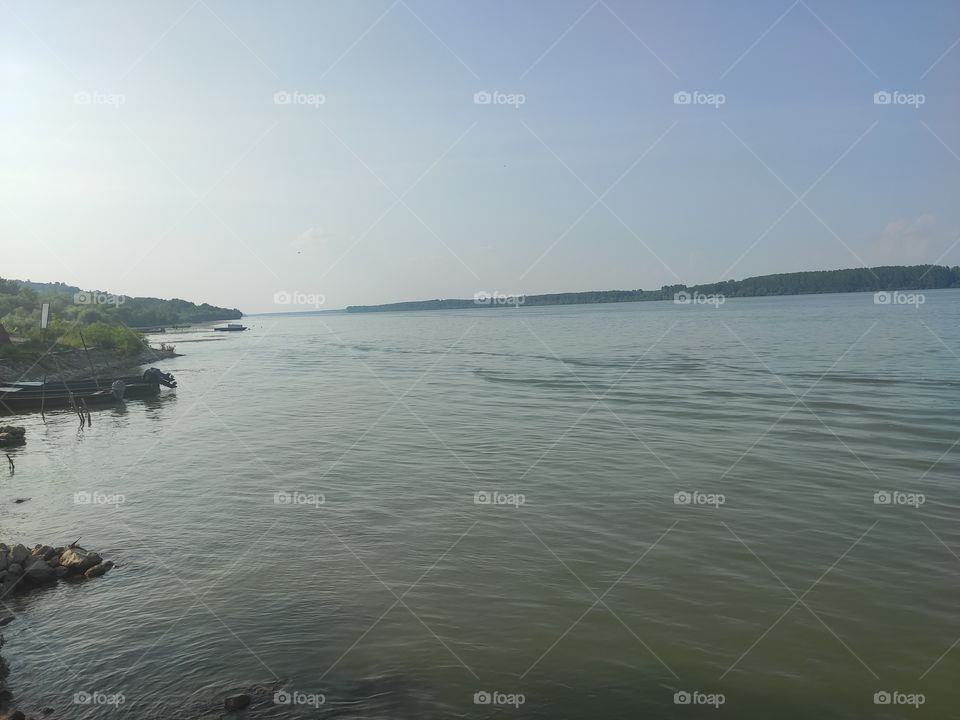 River Danube near Belgrade Grocka