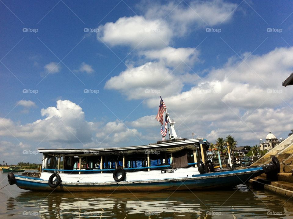 River boat. in east coast of Malaysia