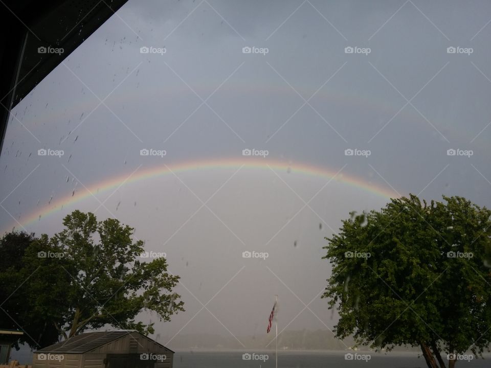 Rainbow in Colon, MI