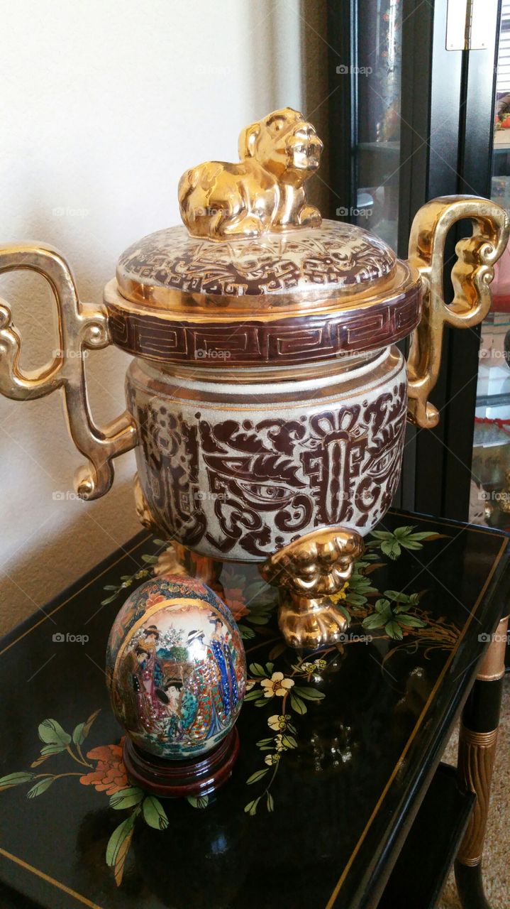 Golden Vase and Egg
