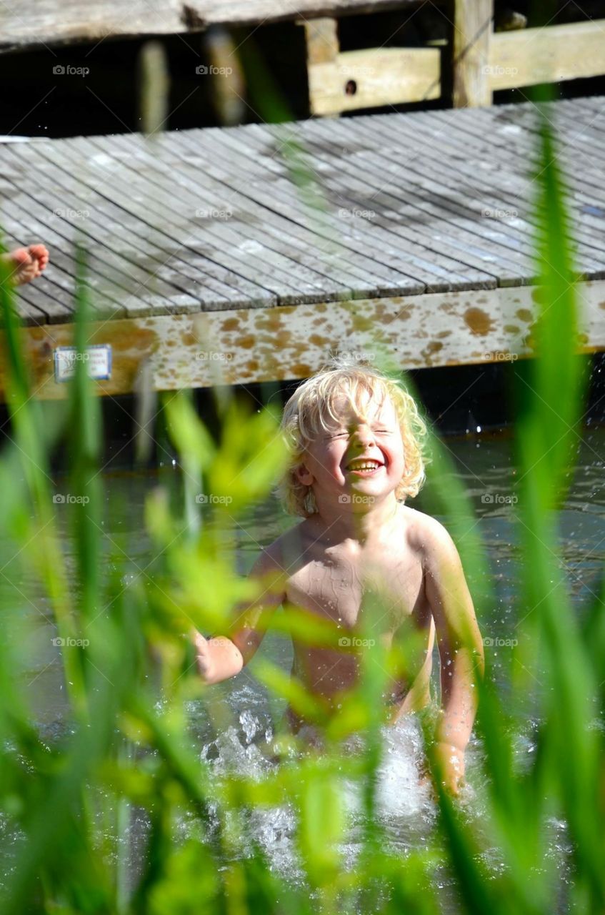 Early summer swimming 