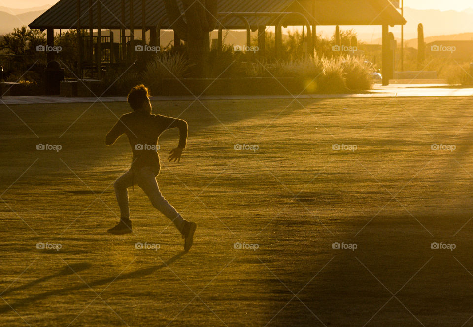 Girl, Sunset, People, Light, Shadow