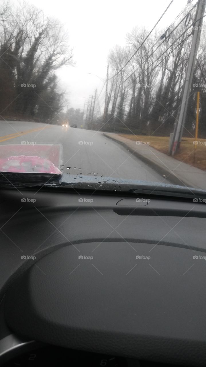 Baltimore from inside my car