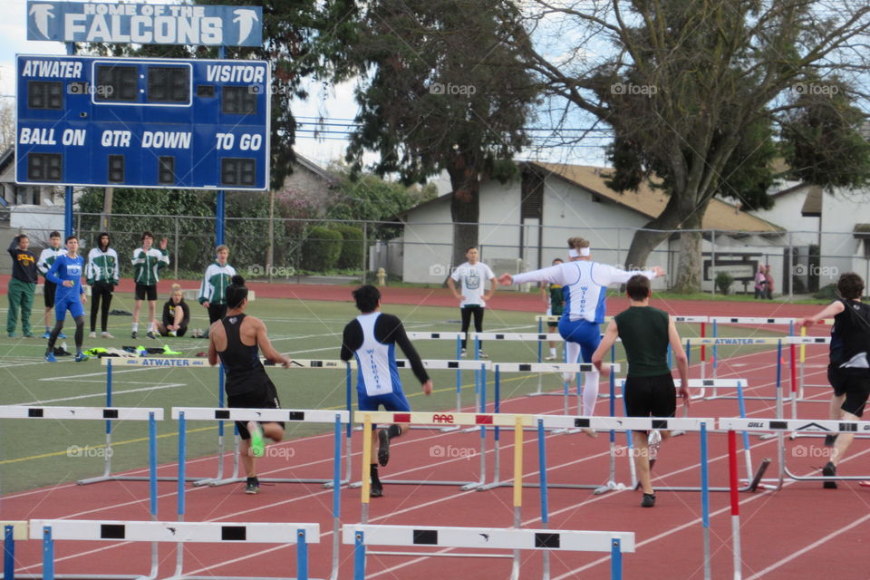 Track hurdles