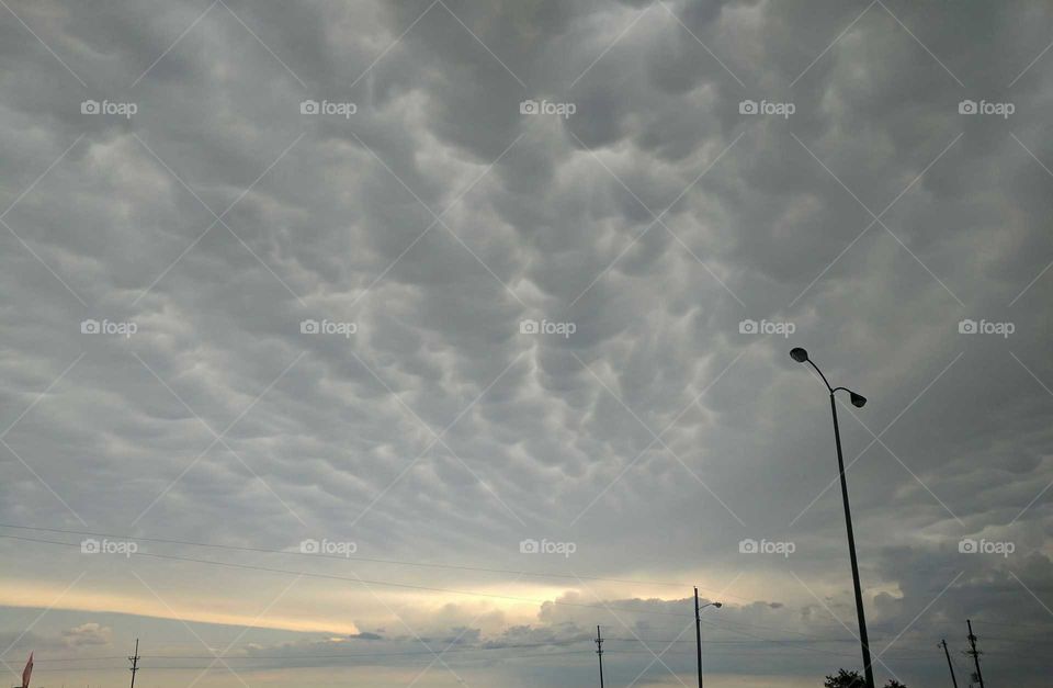 sky clouds storm