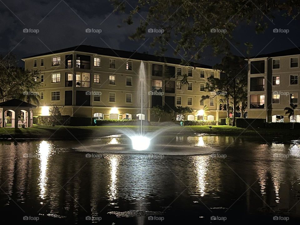 Evening’s Watery Canvas