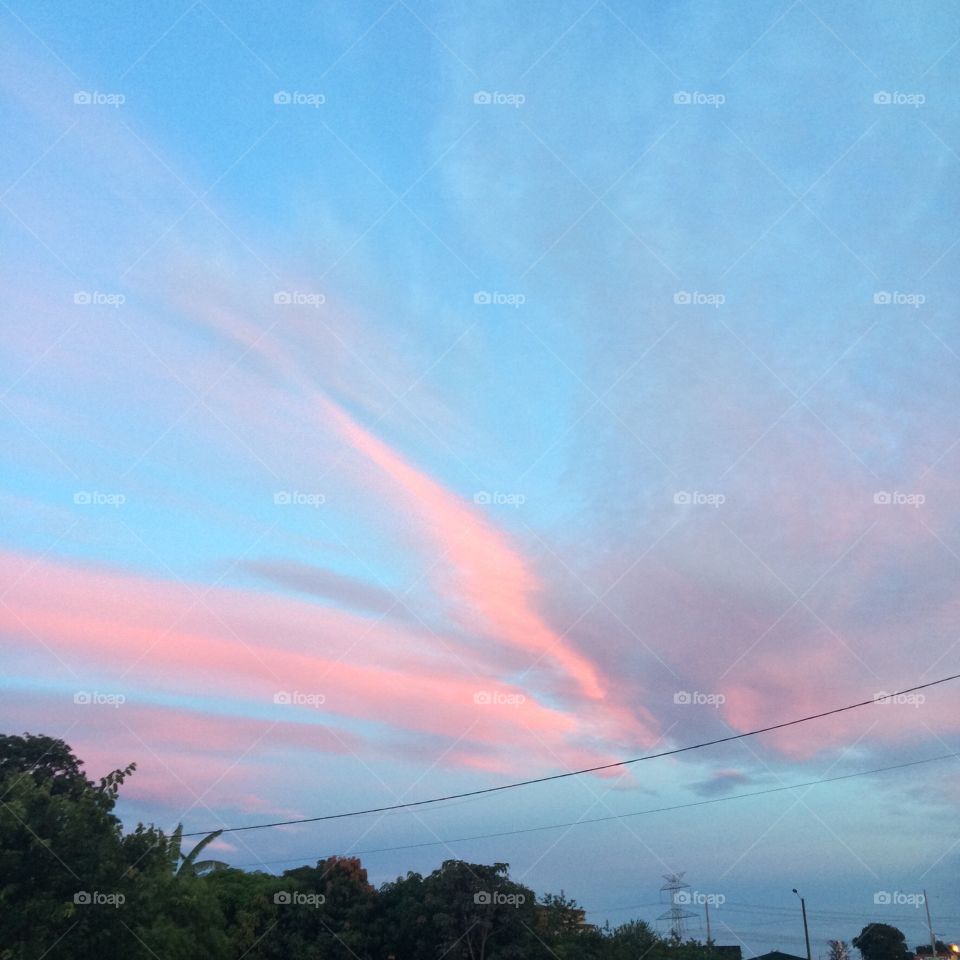 ‪Nosso #céu roseo-celeste dando as caras!‬
‪📸‬
‪#natureza #paisagem #fotografia #landscapes #amanhecer ‬