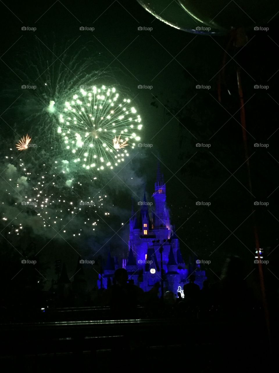 Fireworks and Castle