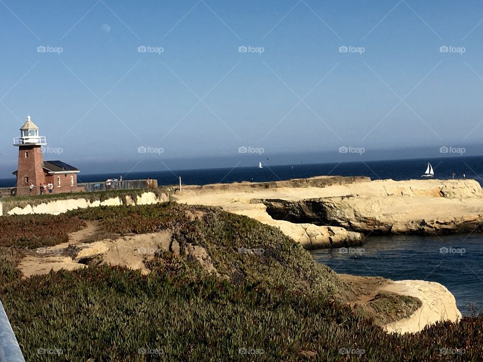 Lighthouse in Santa Cruz. 